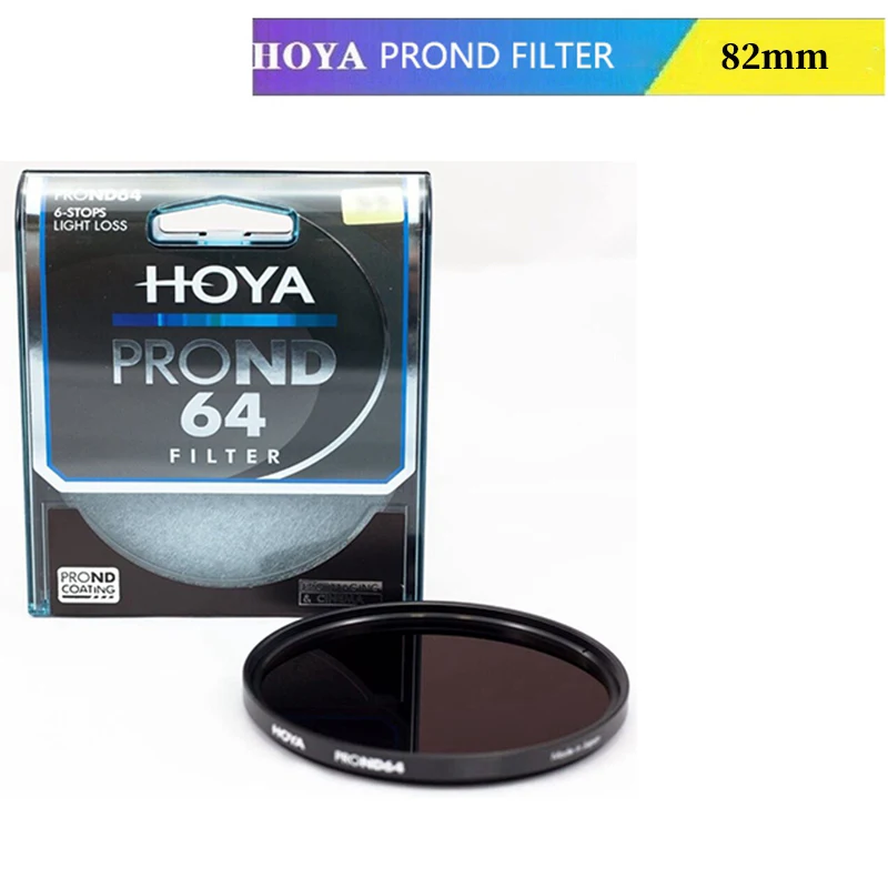 

Hoya Prond 82Mm Nd64 (1.8) 6 Stop Accu-Nd Neutral Density Filter Camera Accessories Photography Applicable To Nikon Sony Lens