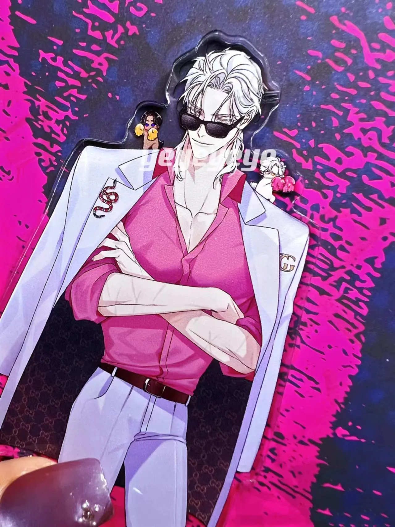 Anime Peripheral Accessories Smyrna and Capri Acrylic Stand Theo Peserus Seram Marita Anime Peripheral Desktop Display Accessories Room Decor Collection
