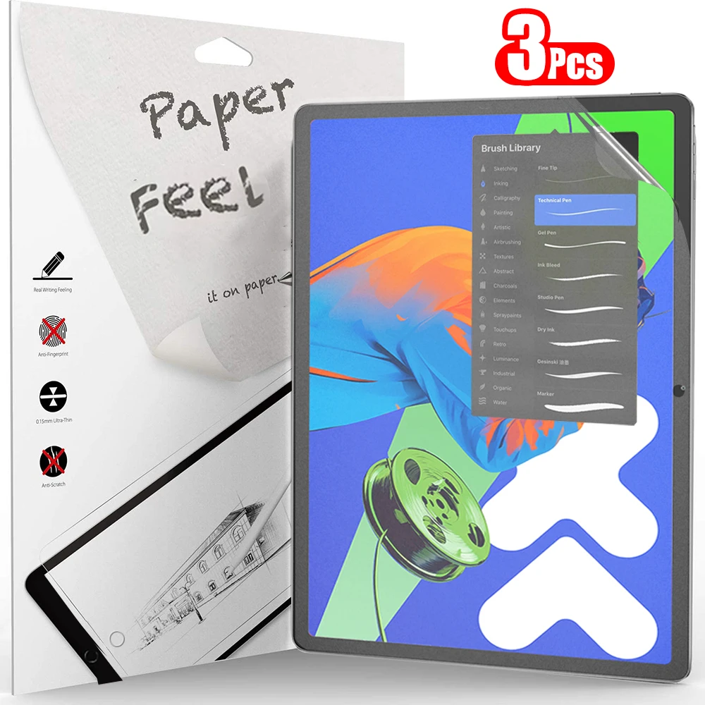 3Pcs Paper Feel Like Screen Protector for Lenovo Xiaoxin Pad Pro 12.7 2023 2025 Xiaoxin Pad 2024 Film No Glass 3Pcs Paper Feel Like Screen Protector for Lenovo Xiaoxin Pad Pro 12.7 2023 2025 Xiaoxin Pad 2024 Film No Glass