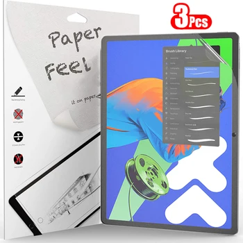3Pcs Paper Feel Like Screen Protector for Lenovo Xiaoxin Pad Pro 12.7 2023 2025 Xiaoxin Pad 2024 Film No Glass