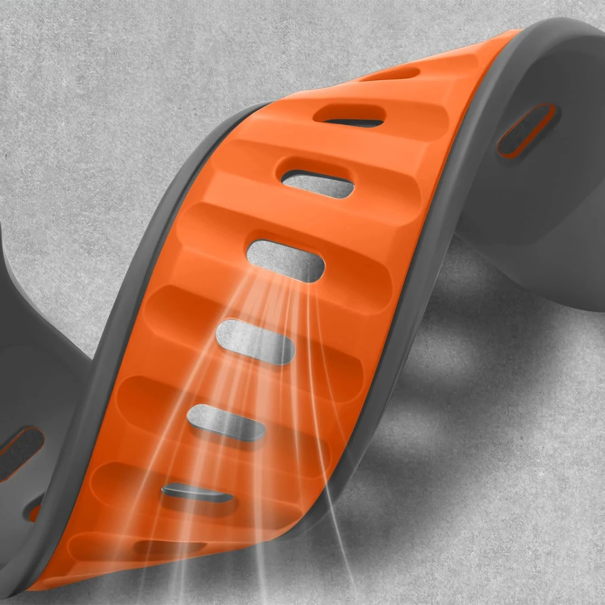 Sporty Silicone Watch Strap - 20mm/22mm Band