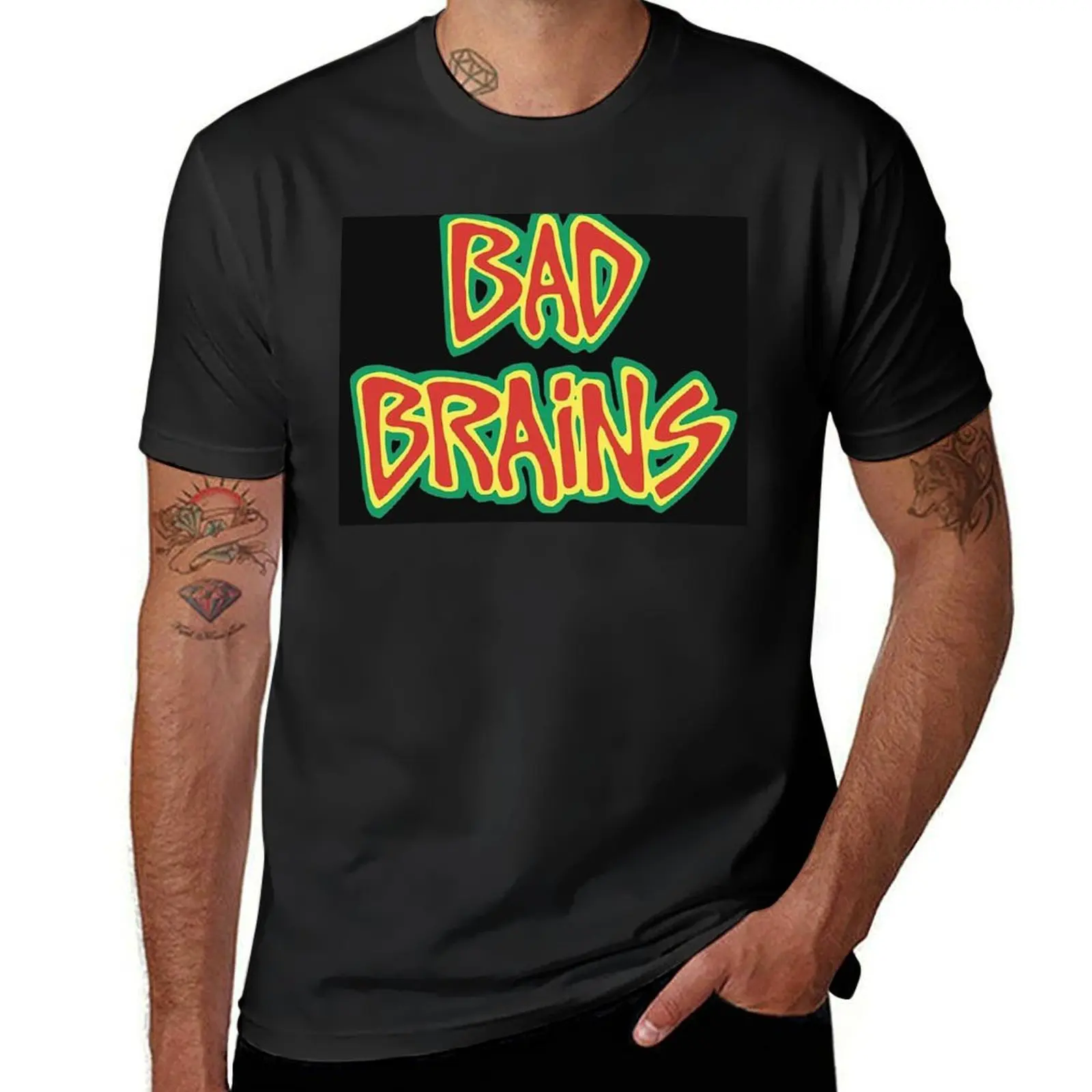 Bad brains T-Shirt vintage clothes kawaii clothes mens graphic t-shirts big and tall