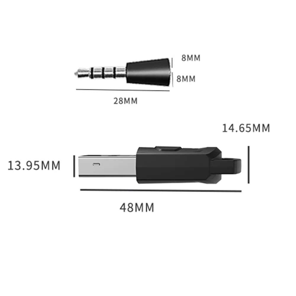 Wireless Headphone Adapter Receiver Sony PS5/PS4 Game Console PC Gaming Headset Bluetooth 5.0 Audio Transmitter