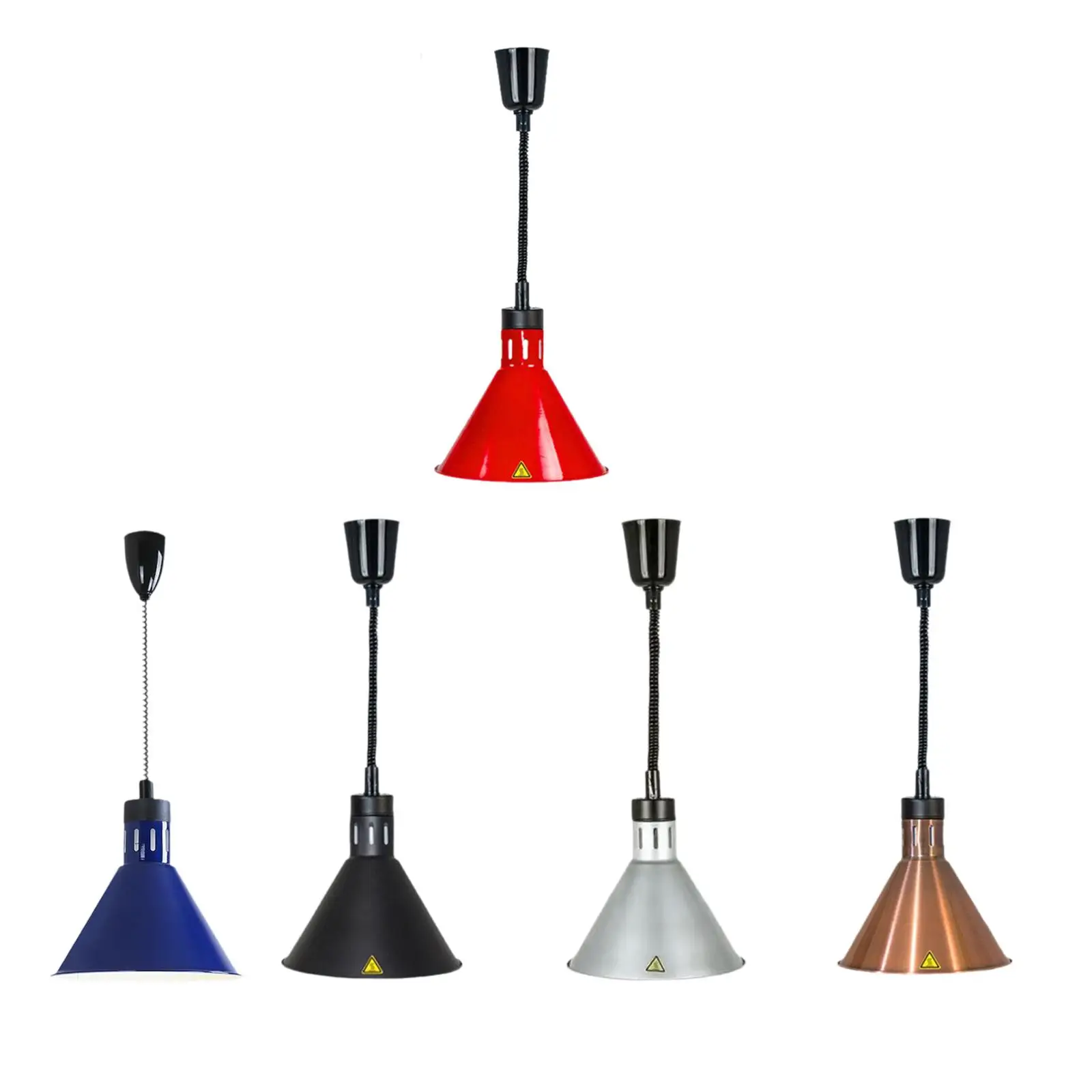 Food Warmer Light 275W E27 Buffet Warming Lamp Food Warming Lamp for Buffetfried Chicken Cafeteria Kitchen Restaurant Fried Food 2