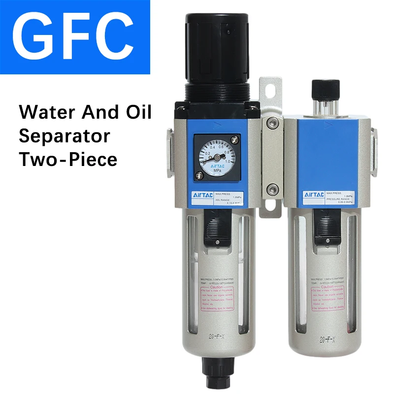Filtro da Separação da Água do Óleo de Airtac Processador da Fonte de ar Gfc20008 30010 400-15 60025
