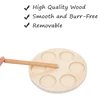 Baby Wooden Rainbow Stacking Toy Montessori Coloerful Blocks Classification and Nested Games Fine Motor Training Shape Matching 4
