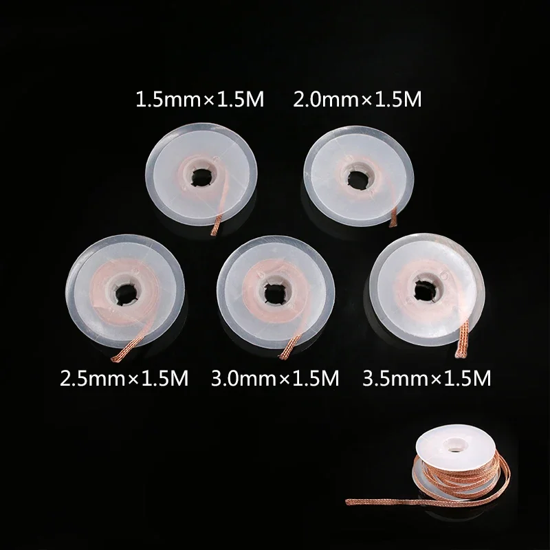 Fil de cuivre pour modélisme 1.5m - Ø 0,1 à 0,5 mm - Lot de 5 diamètres