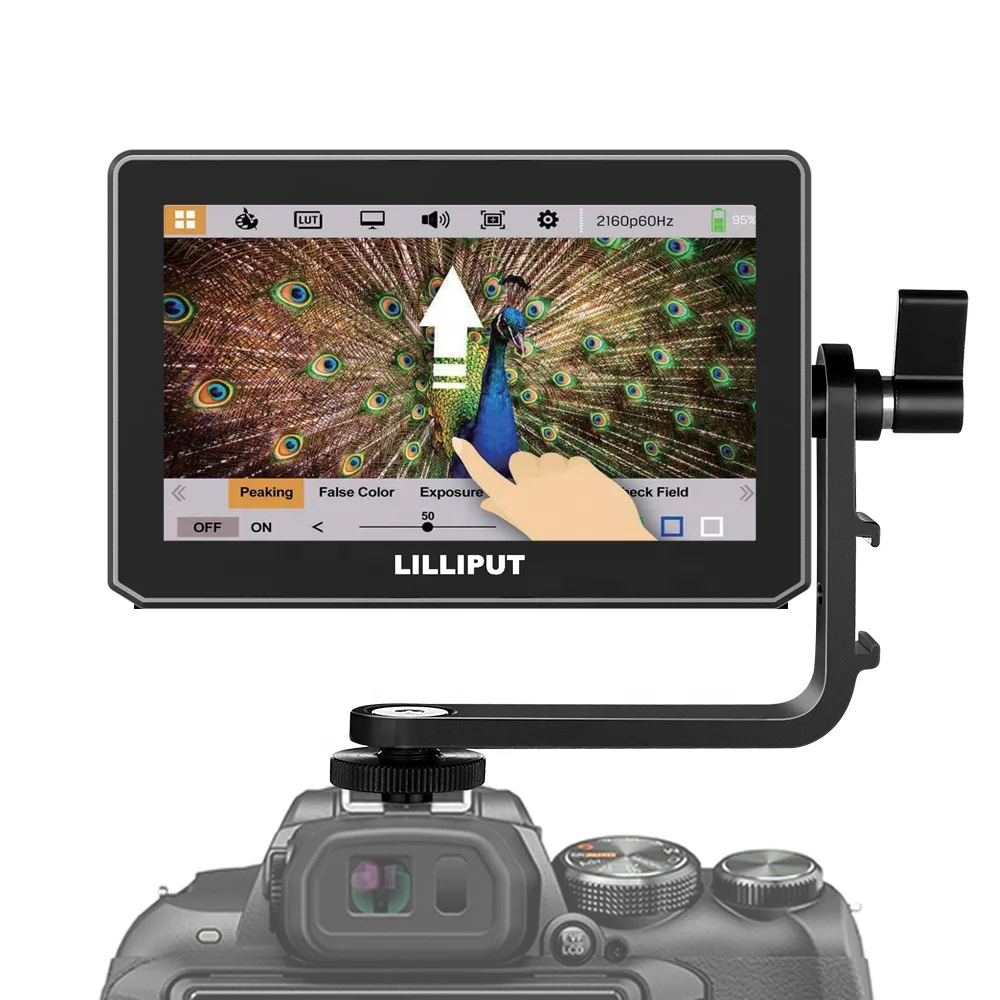 

5 inch Touch On-Camera with 4K HDMI input and out Micro Single Camera External Display