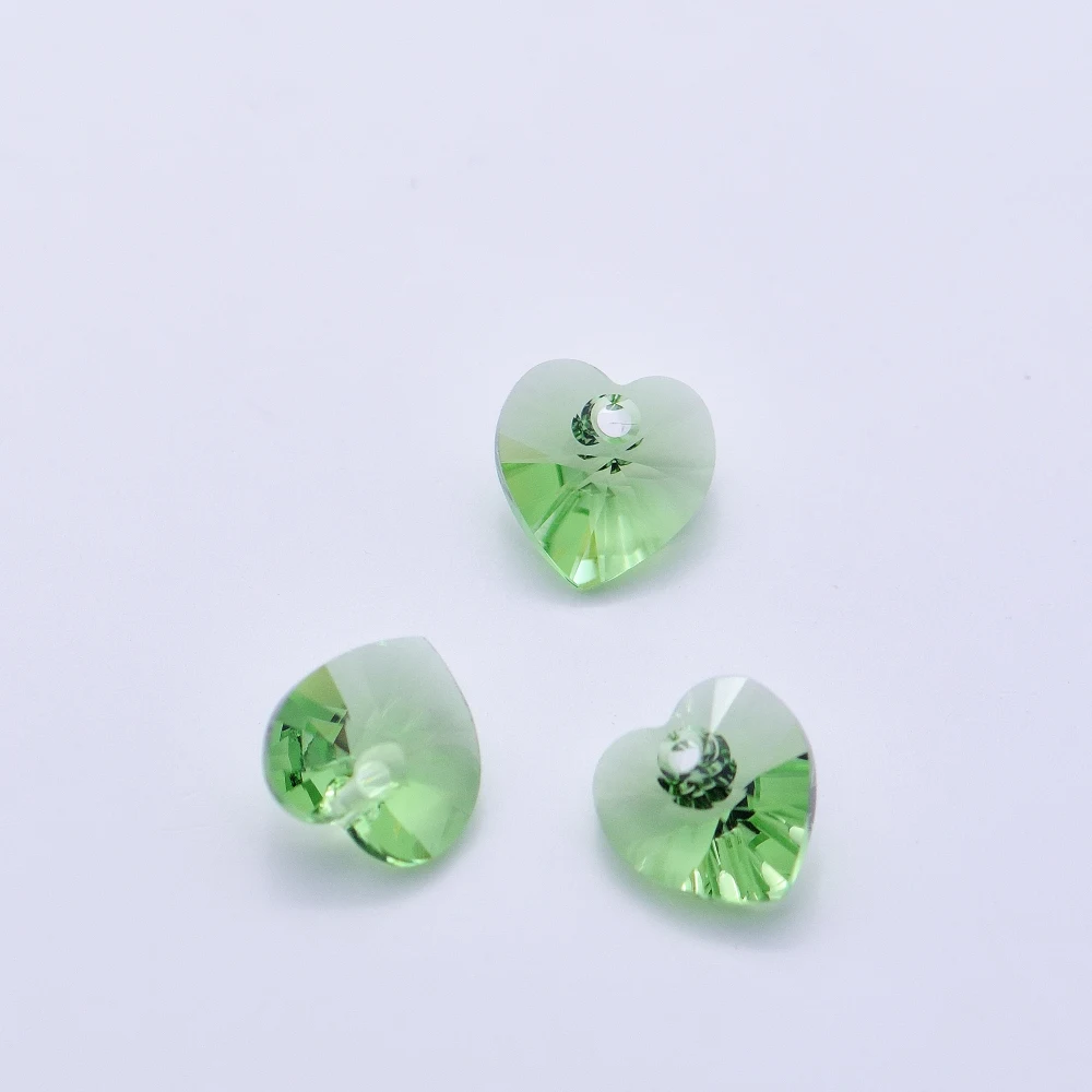 6228 XILION Herz-Anhänger-Charm, Original-Kristalle aus Österreich, lose Perlen, Premium-Strasssteine für Halsketten, DIY-Schmuckherstellung – Detail 7