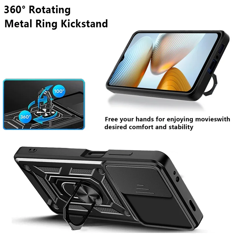 Enhanced Camera Lens Protector Armor Case with Military-Grade Bumpers and Ring Cover