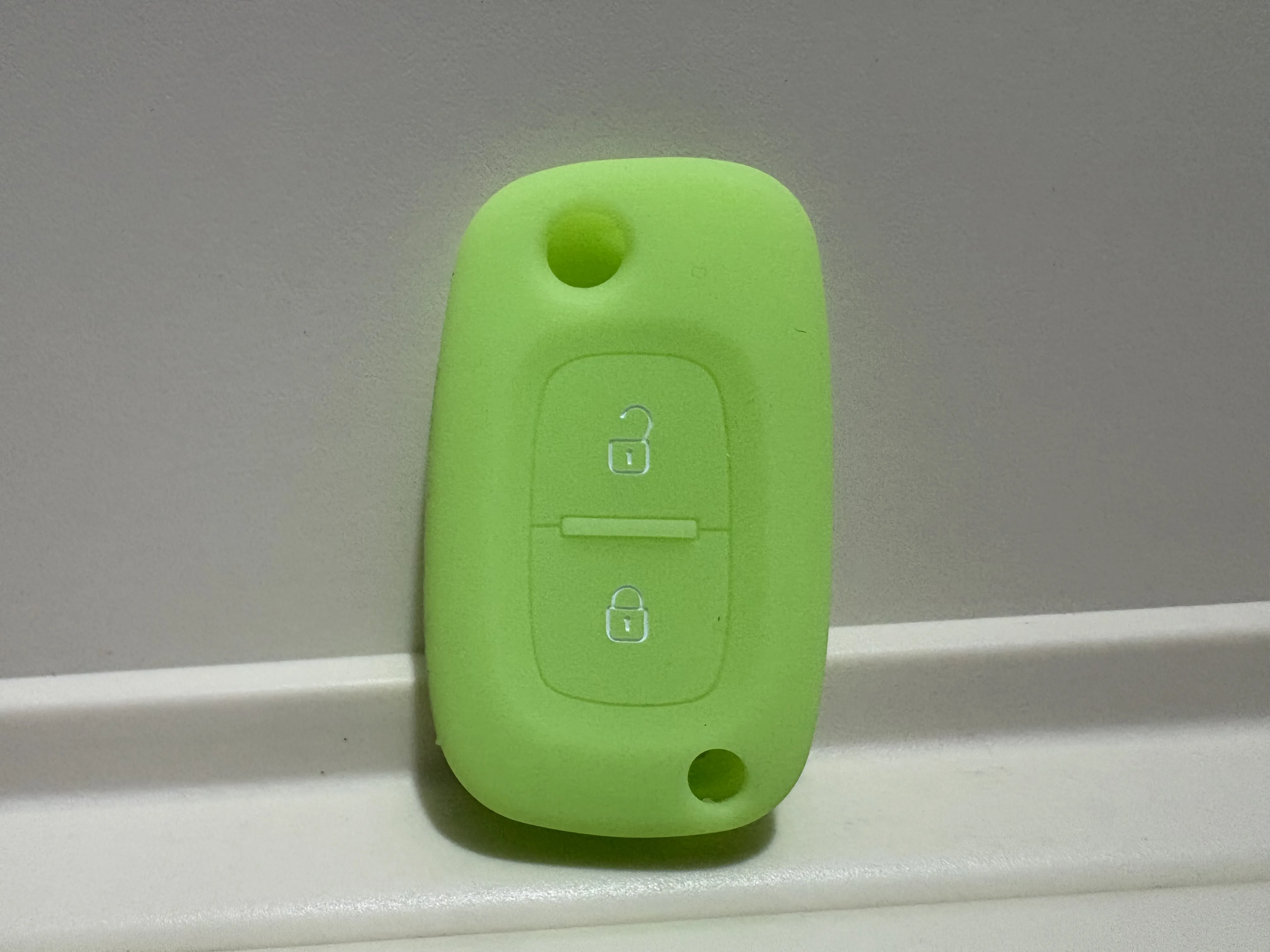 Premium Silicone Car Key Cover Case - Durable Flip & Fold Protection