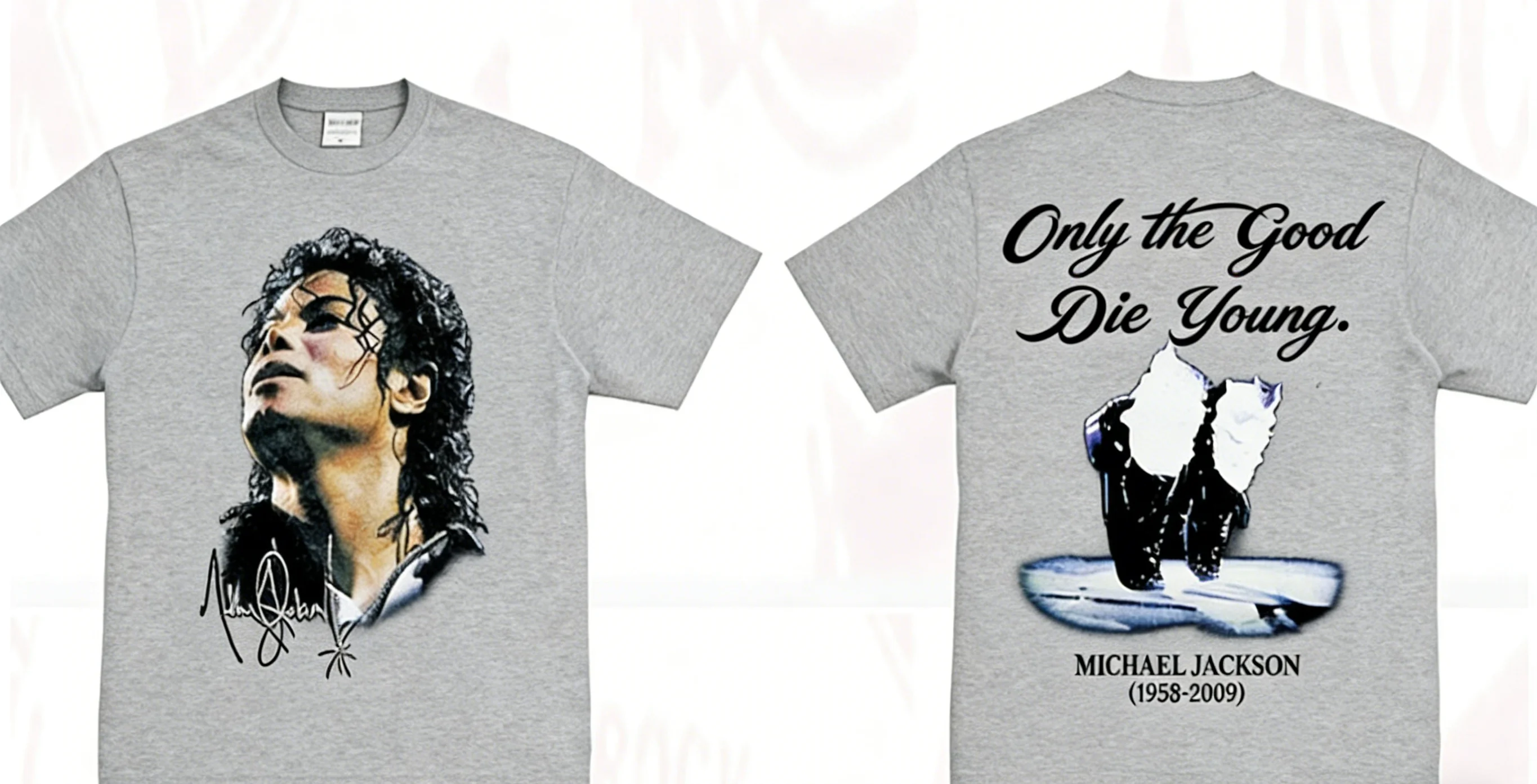 Michael Jackson MJ the King of Rock Retro Short Sleeve Men Women Summer Tshirt Kid Adults Children Parent Child Cotton T Shirt