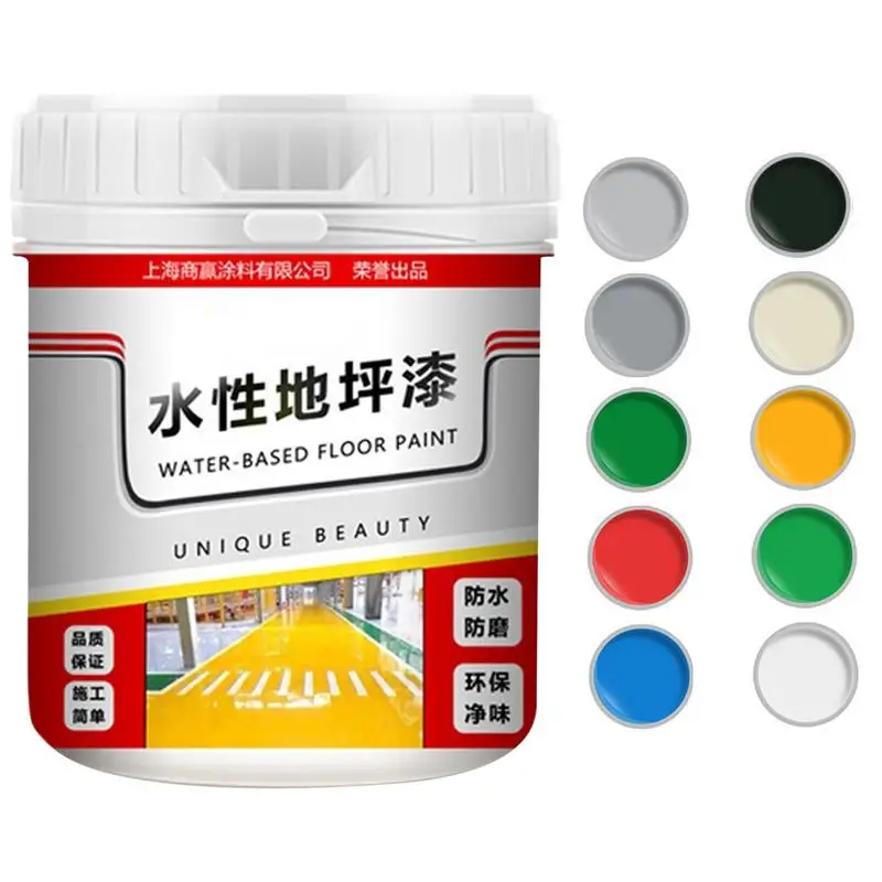 Water Based Floor Paint Workshop Specific Wear-resistant Anti Slip Waterproof Refurbishe Quick Drying wall paint rust removal paint