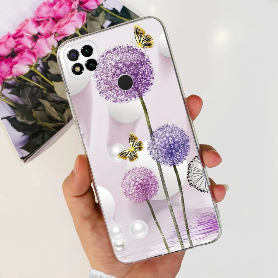 Floral Butterfly Pattern Soft Silicone Phone Case