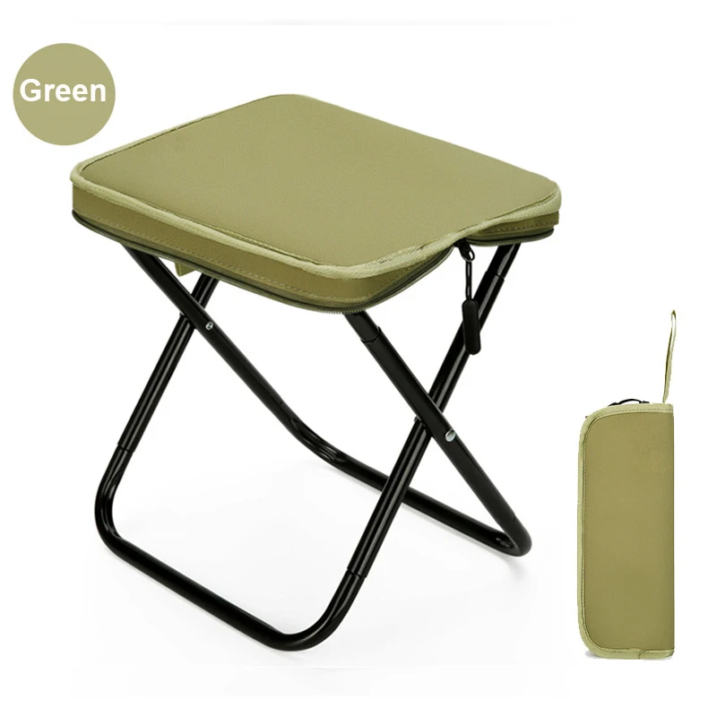 Multi-Functional Folding Chair Lightweight Portable Oxford Cloth Seat Camping Hiking Barbecuing Fishing Fold Chair