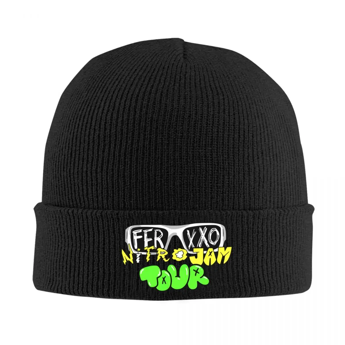 

Шапки Pop Singer Feid Ferxxo, облегающие шапки для мужчин и женщин, крутая зимняя теплая вязаная шапка унисекс, шапки для взрослых