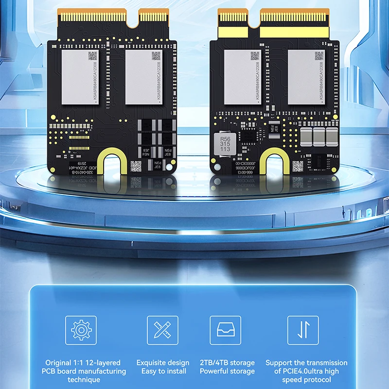 Mac Studio M2 M3 M4 SSD Adapter 2TB 4TB Storage Upgrade Kit PCIe