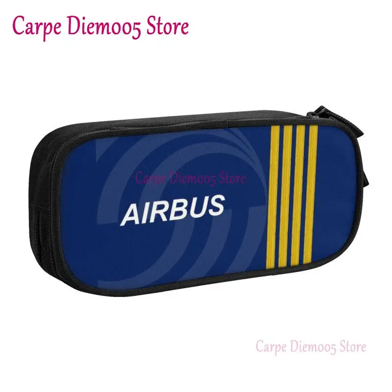 Aviator's Dream Large Capacity Pencil Case - Flight Simulator Design School Accessory