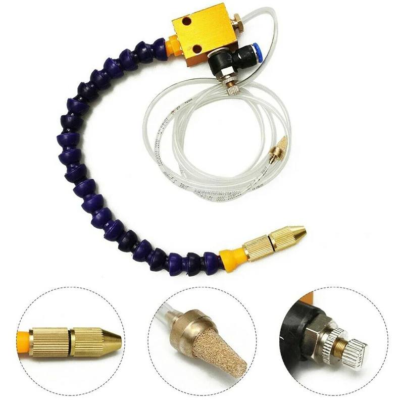 

Mist Coolant Lubrication Spray System Professional Cooling lubricating Sprayer for CNC Lathe Milling Machine Engraving Machine