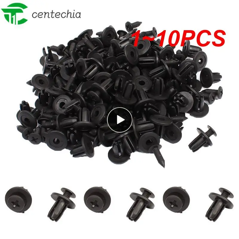 

6 мм Автомобильный бампер брызговик отверстие 6 мм Пластиковые заклепки Крепежные Зажимы для Honda Автомобильный крепеж и зажим аксессуары для интерьера