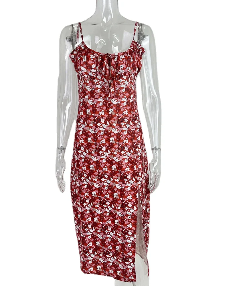 Summer-New-Women-s-Sexy-Fashion-Floral-Ruched-Tie-Split-Dress.jpg