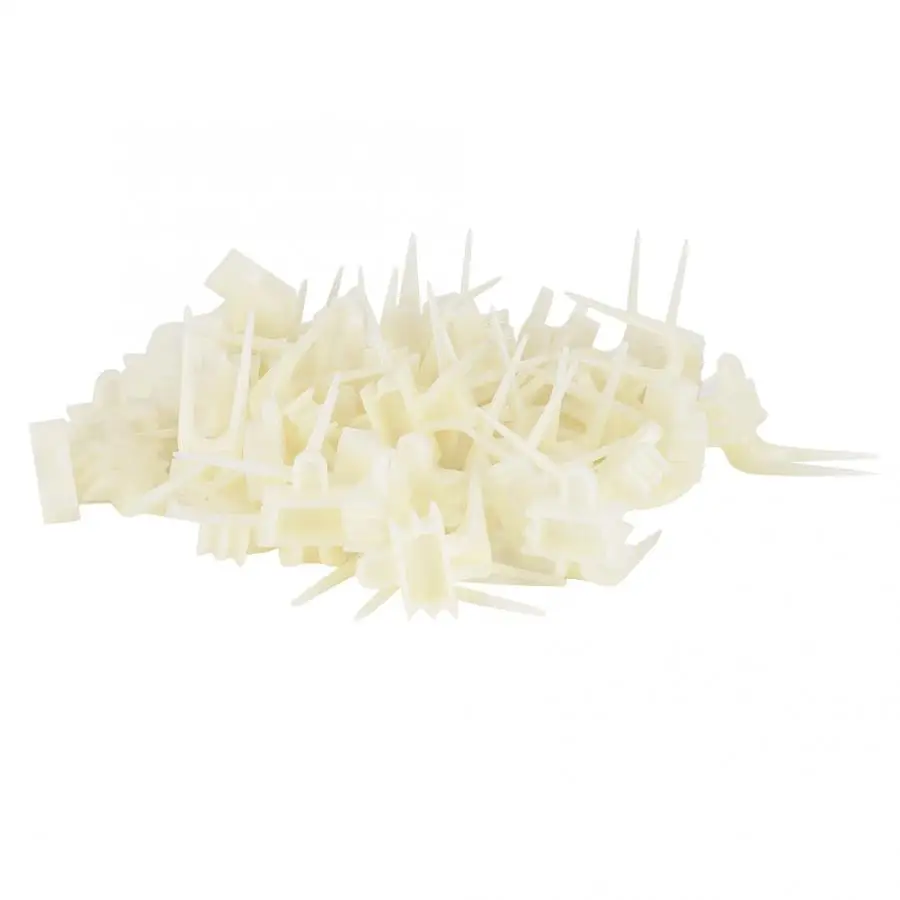 50PCS Birds Parrots Fruit Fork Pet Supplies Plastic Food Holder Feeding On Cage Pet Supplies Fruit Snacks Fork