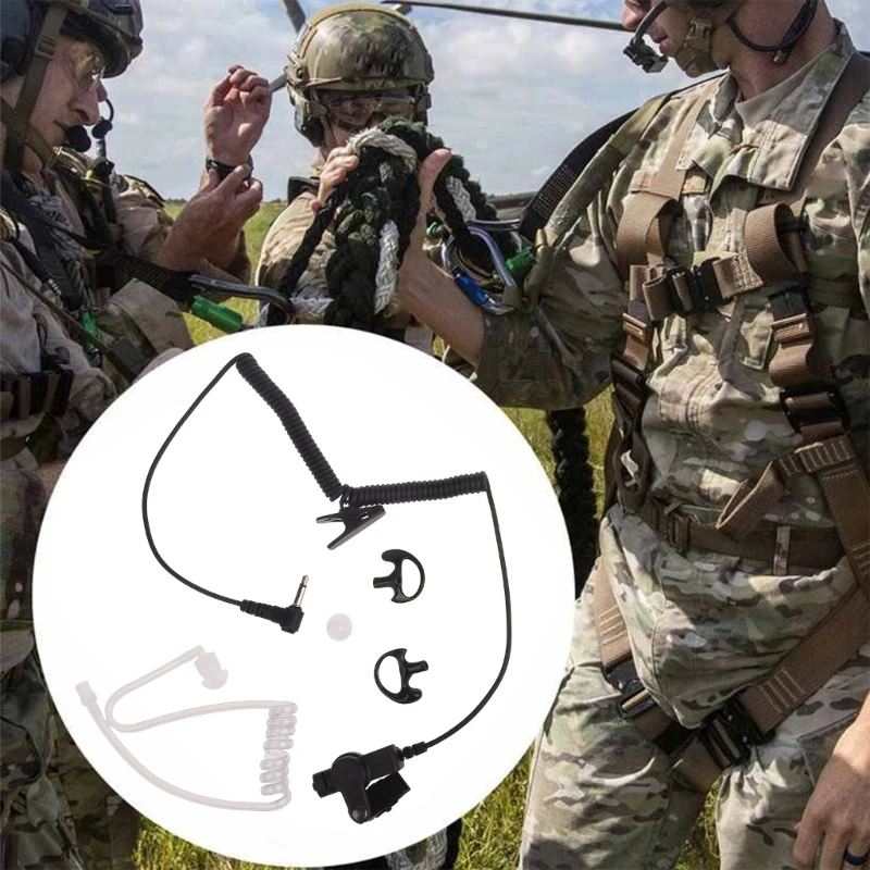 

Универсальная гарнитура с наушником 3,5 мм, удобная гарнитура для двусторонней радиосвязи