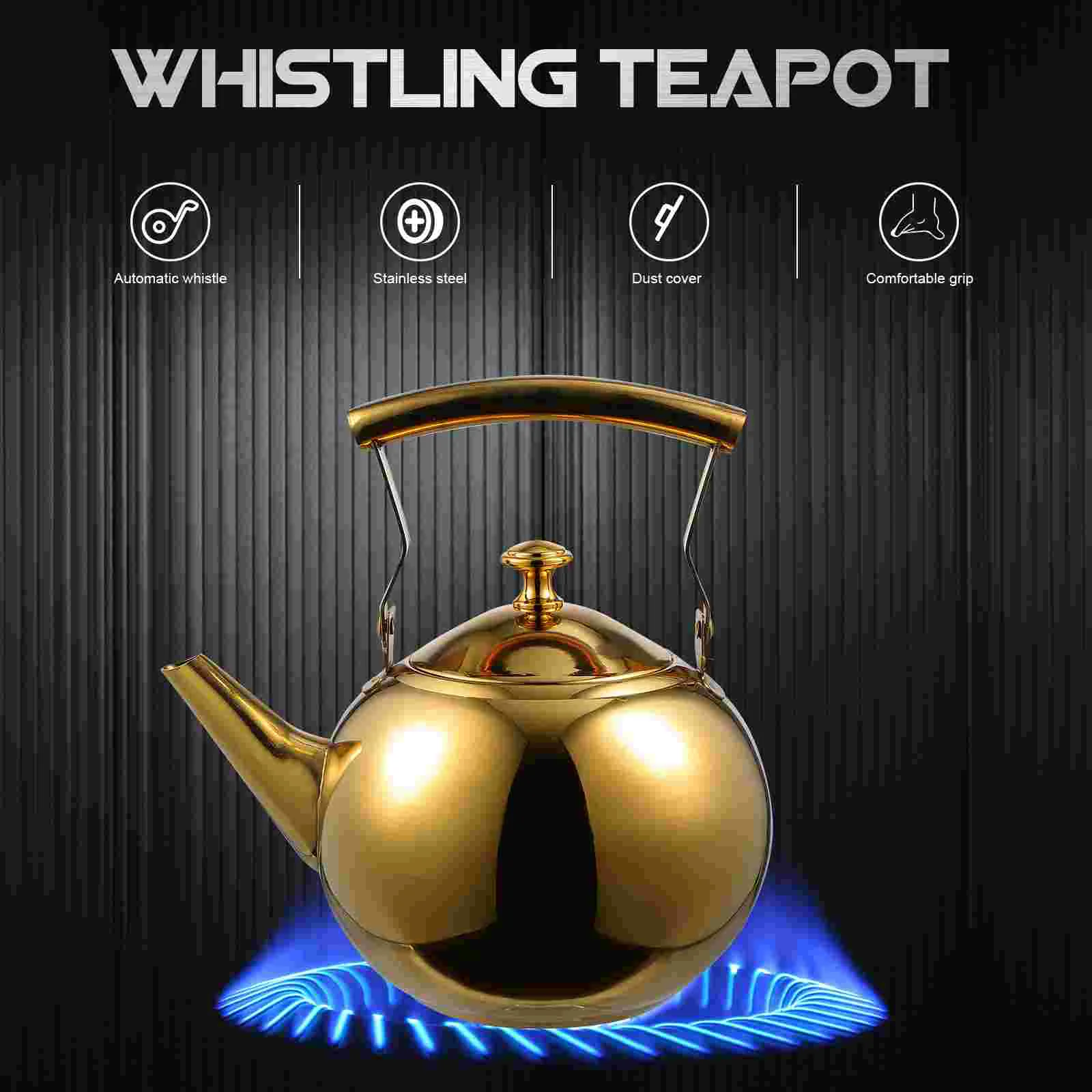 

Pot Coffee Teapot for Home Kettle Insulation Teakettle Stainless Steel Durable Boiling