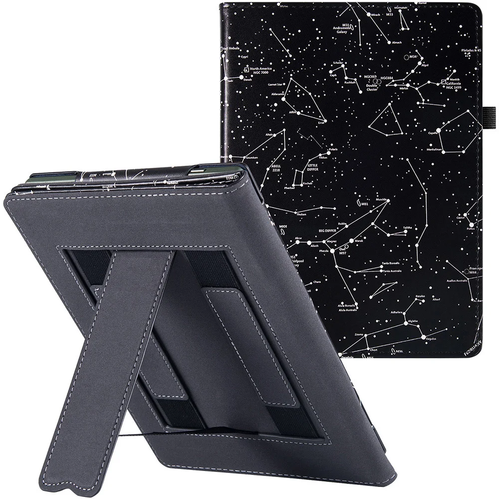 Onyx Boox Edison Case com Stand e Alça Dupla Mão Premium pu Leather Bookcover