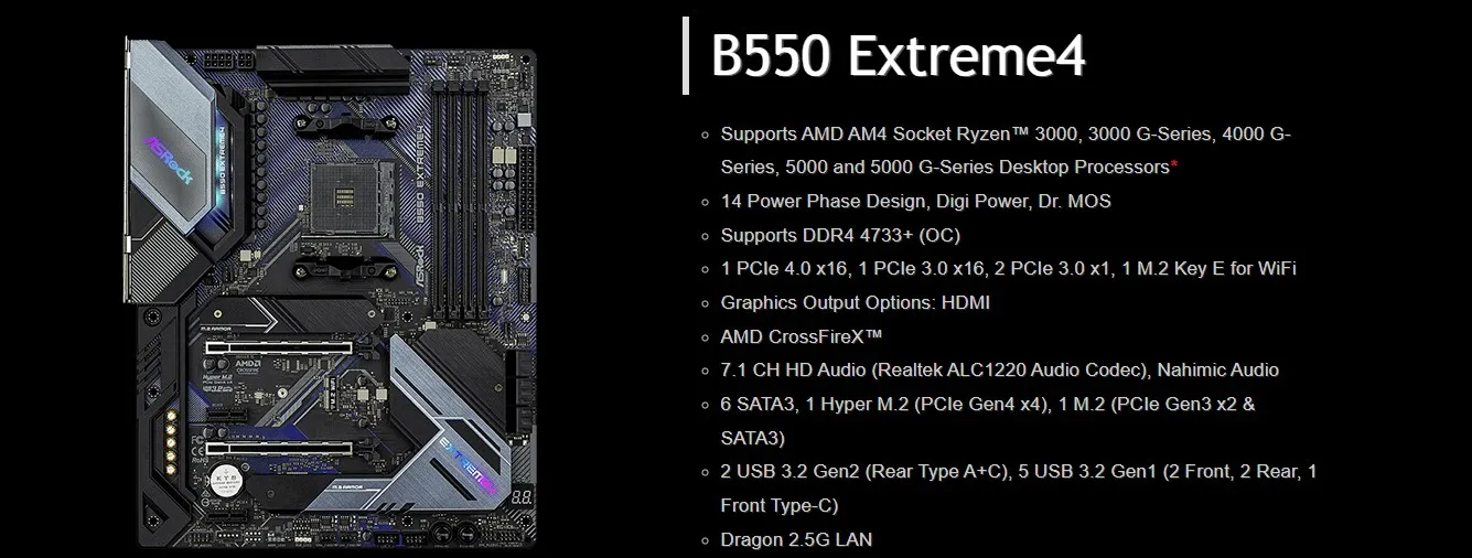 B550 Best Motherboard For R5 5600x ASRock B550 EXTREME4