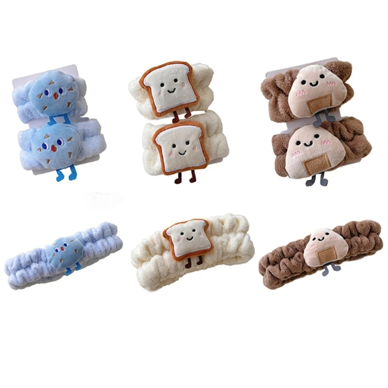

Face Washing Wristband Headband Absorbent Stretchy Wrist Bands for Washing Face