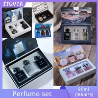 Fragrance Set 30ml x 3 Eau de Toilette Gift Pack for Men and Women Long-Lasting Fragrance for Daily Use & Special Occasions