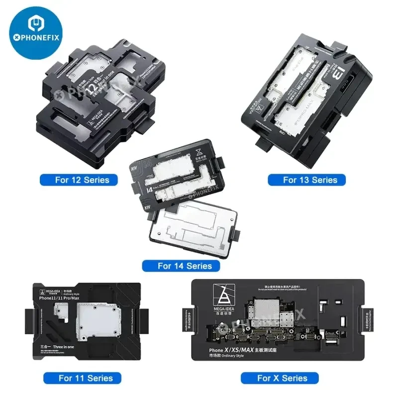 Mobile Phone Fixture Qianli iSocket Motherboard Test For iPhone X-13 15 16 Pro Max Logic Board Middle Layer Radio Frequency Function Tester