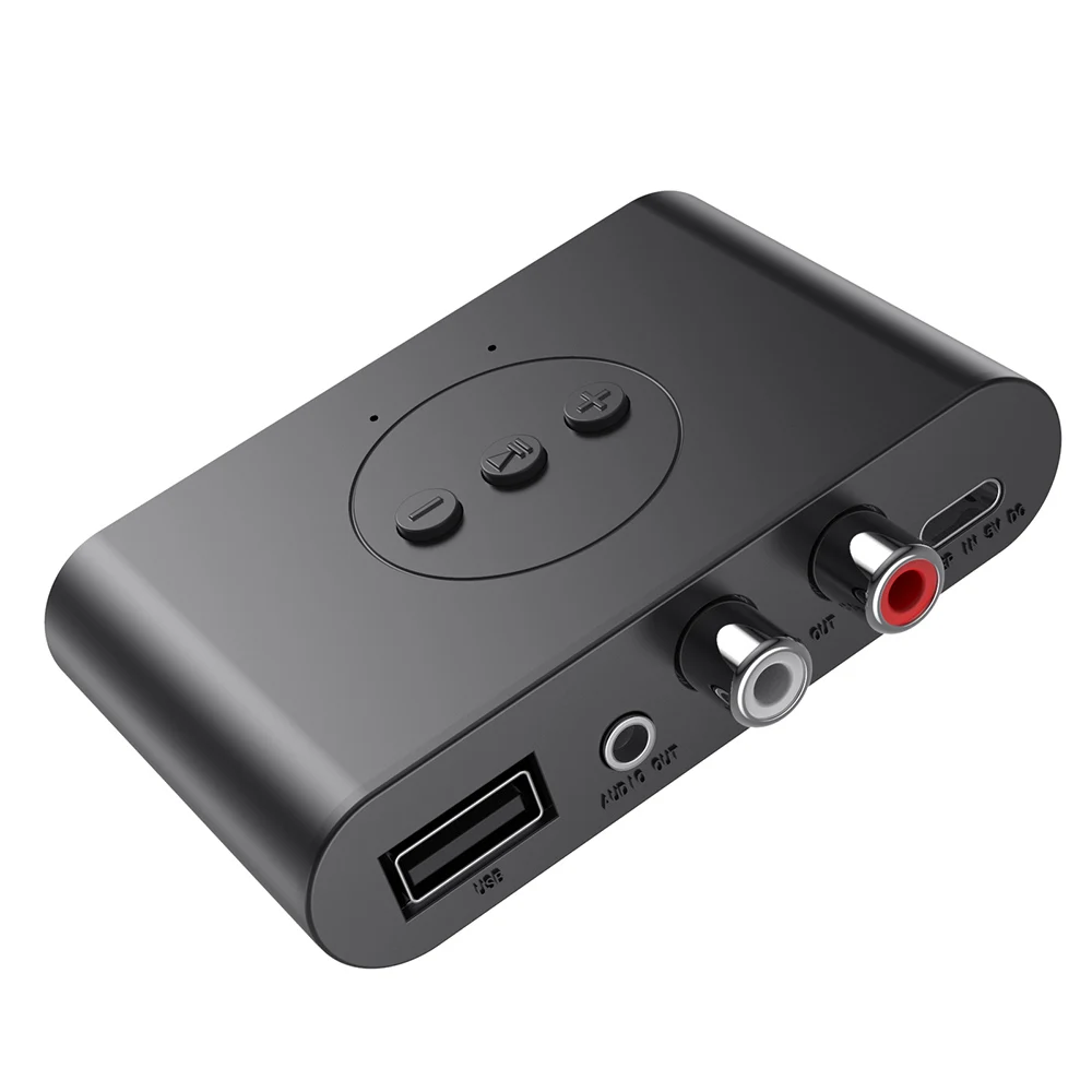 Wireless Audio Receiver Bluetooth-Compatible 5.0 Nfc Audio Adapter For U Disk Rca 3.5Mm Aux Jack Stereo Music Receiver For Car