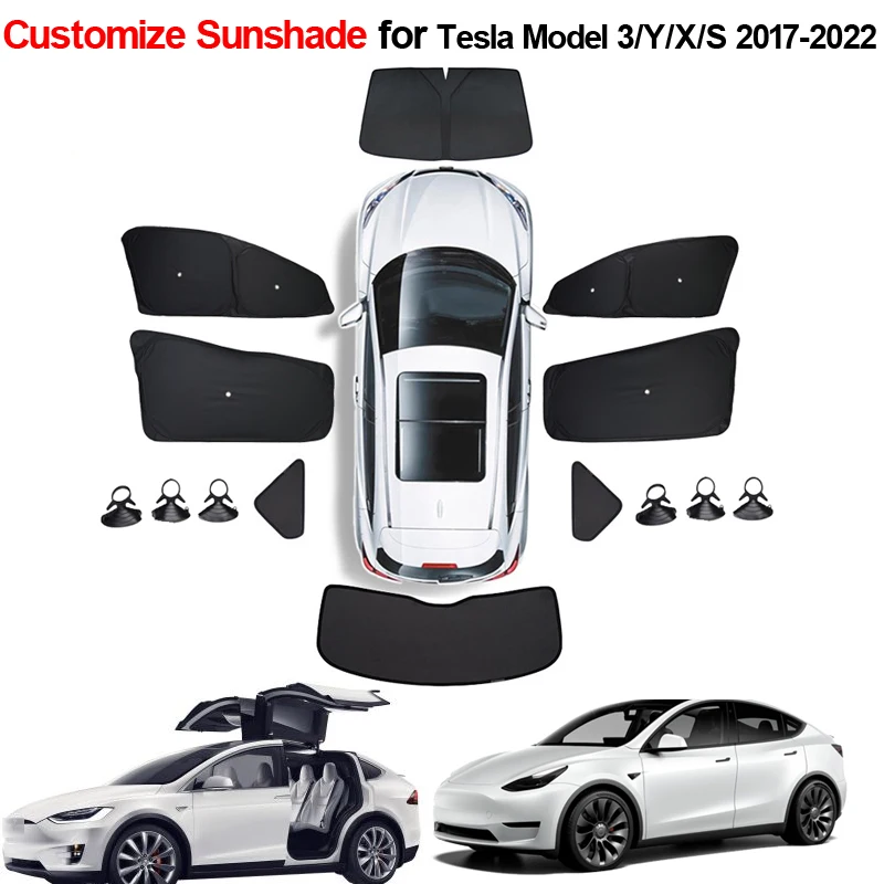 Car Sun Shade For Tesla Model 3 Y X S 20172022 Front Side Window