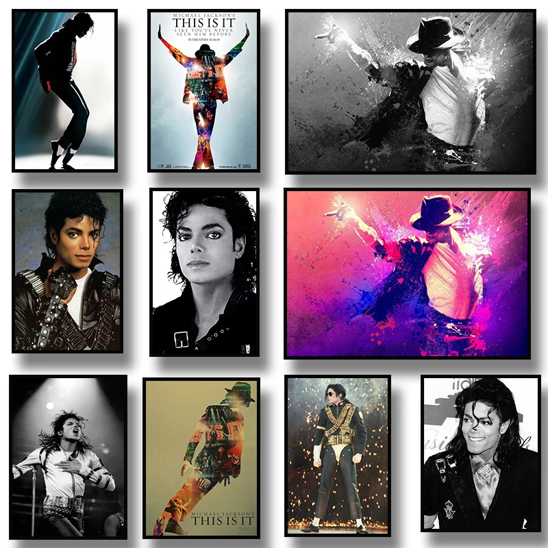 Michael Jackson Pop Music Art Picture Print Pvc Poster Pp Glue