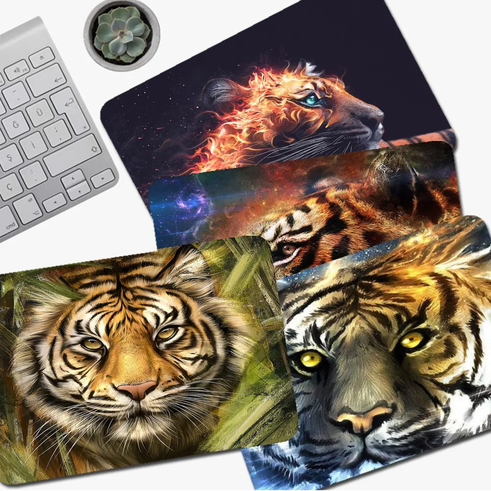 

Original Esports Tiger Mousepad Small Office Computer Desk Mat Table Keyboard Big Mouse Pad Laptop Cushion Non-slip Deskpad Home
