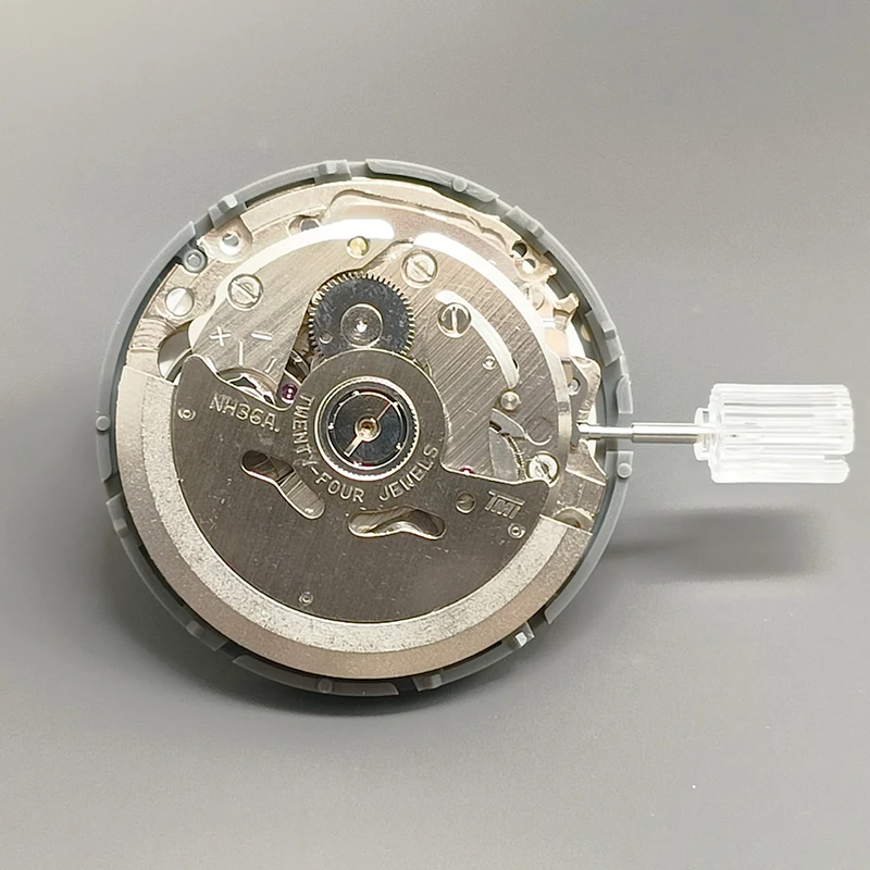Seiko NH36 Movement Japan Golden Kanji Wheel Crown at 3.0/3.8 oclock Automatic Mechanical Movt SEIKO SKX007 Watch Repair Parts
