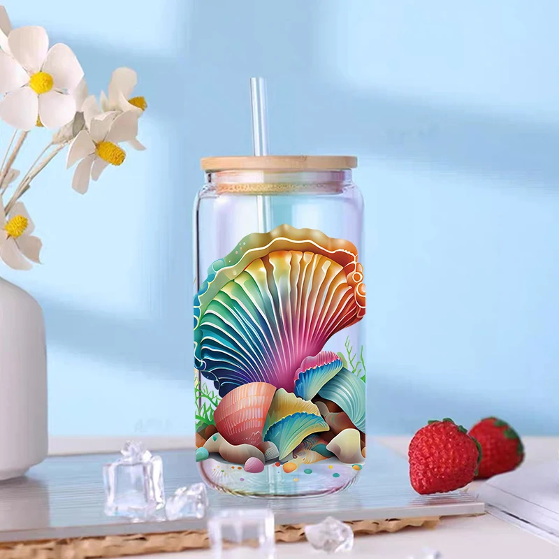 UV DTF Transfer Sticker Animal Frog Turtle for 16oz Libbey Glasses Wraps Bottles Cup Can DIY Waterproof Decals D13817