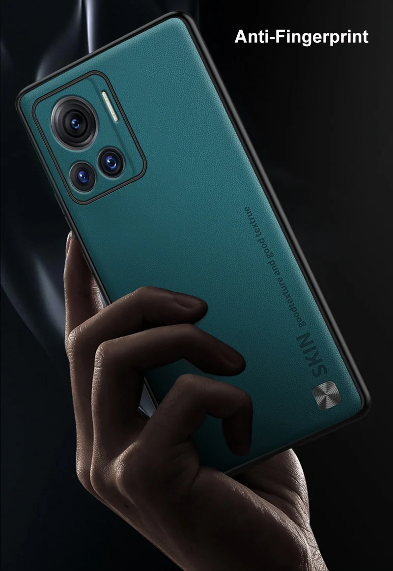 Grezns PU ādas telefona maciņš Motorola Moto S30 X30 Pro Edge S30 X30 G200 5G telefonam, matēts silikona vāciņš ar pilnu aizsardzību_voghion.com