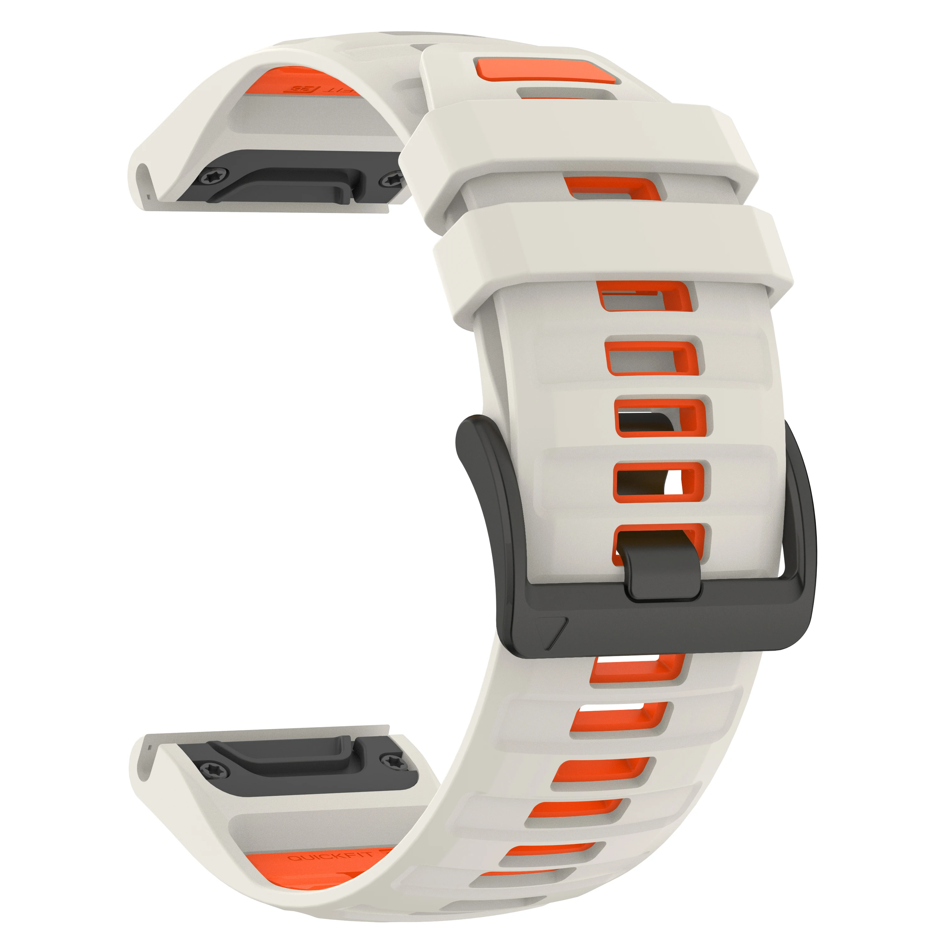 Premium Silicone QuickFit Watch Band - 22mm/26mm, Compatible Replacement Bracelet