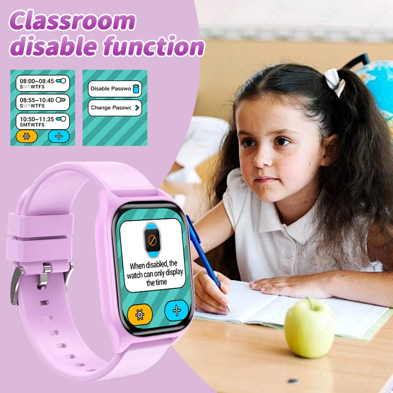 Kids Smart Watch Girls Boys SmartWatch for Kids Smartwatch Gifts for 4-15 Years Old Sports Pedometer Birthday Gift for Children