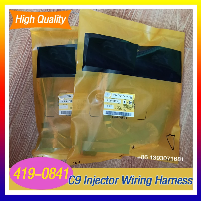 

C9 Engine Fuel Injector Wiring Harness 4190841 For Excavator Machinery Spare Parts 419-0841 215-3249