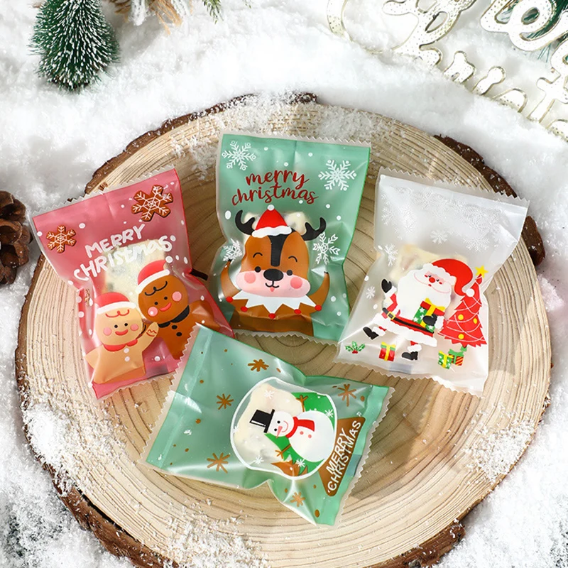 thumbnail image 2 of 50Pcs Snowflakes Merchandise Bags Birthday Party Favor Castle Plastic... 2 of 11
