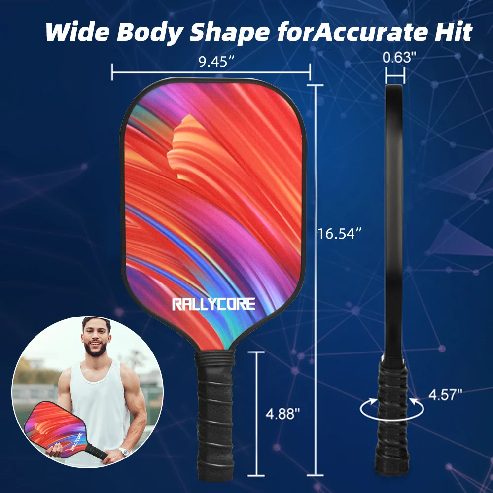 USAPA Fiberglass Pickleball Paddle Set 6