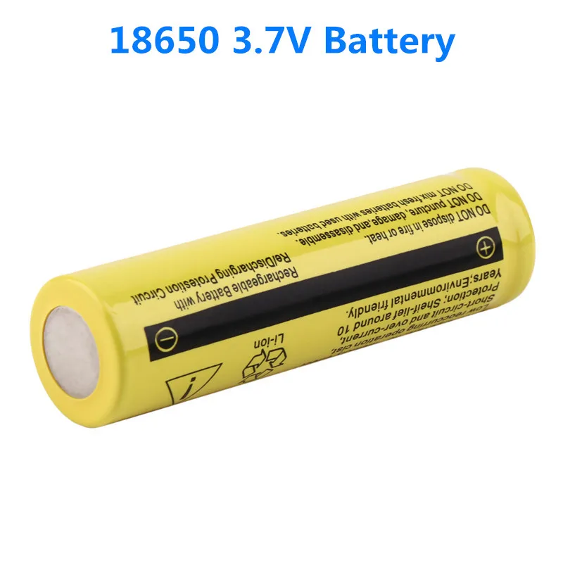 Batería de Litio 18650 3,6 Voltios para Linternas Recargables
