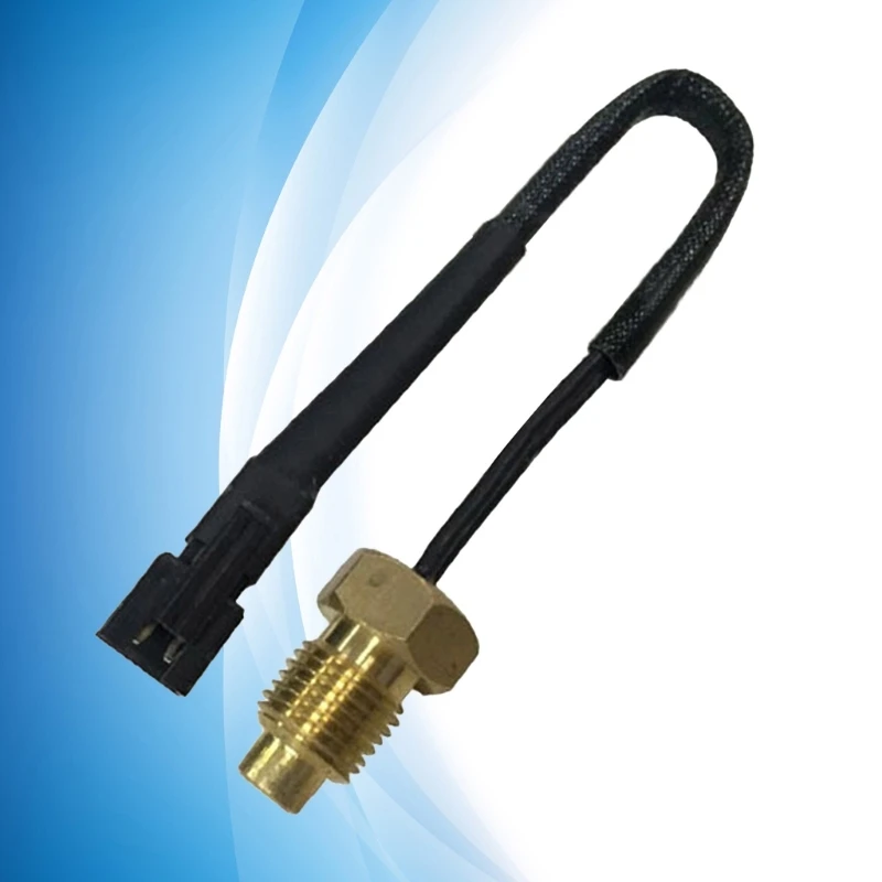 50K NTC Temp Sensor Probe M10 Thread Probe Cable Digital Temperature Transmitter for Water Heaters Boiler Parts Replacements