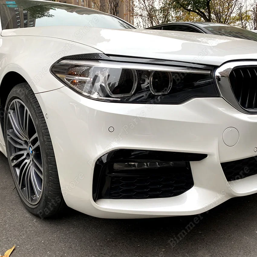 Auto-Scheinwerfer-Augenbraue für BMW 5 Series F10 F112011-2014,  Frontscheinwerfer Augenbrauen Augenlid Dekorativ Aufkleber Äußere  Modifikation