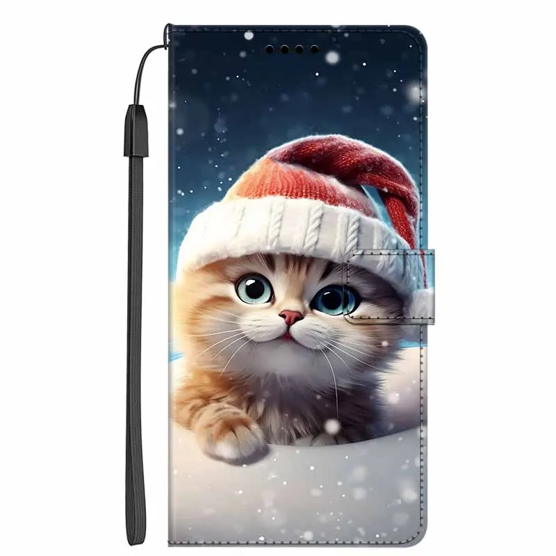 Magnetic Leather Flip Wallet Phone Case - Premium Book Cover Design