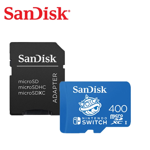  SanDisk 400GB Nintendo Switch micro SD Card Original MicroSD memory Card C10 U1 U3 4K HD Trans Flash Cards for Camera GoPro DJI 